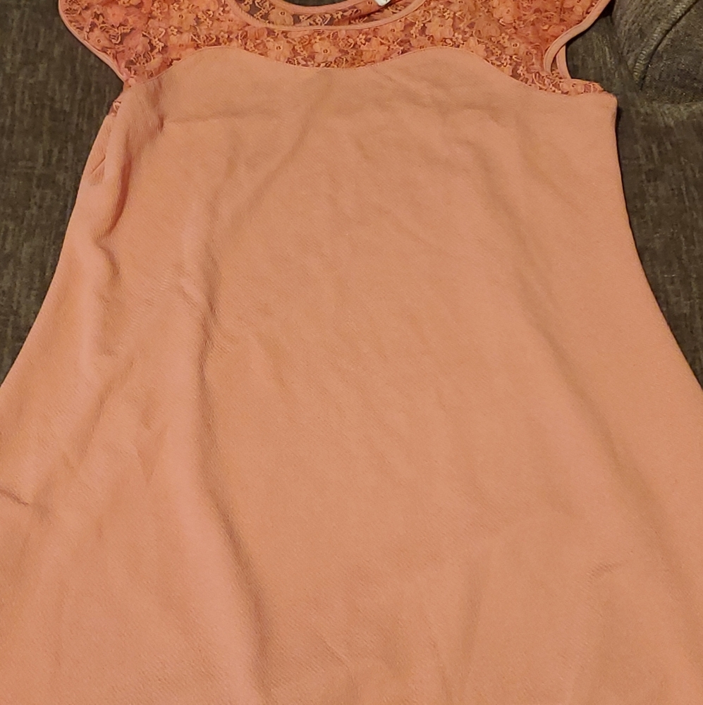 Coral White Mark Dress